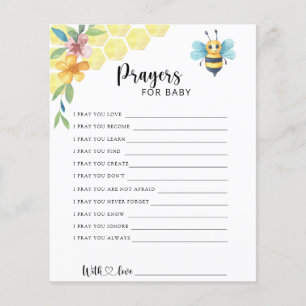 Bee blommigt - Party-vilt böner för baby