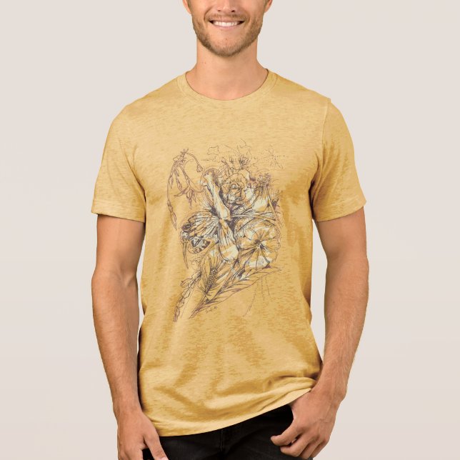 Bee & Blooms T Shirt (Framsida)