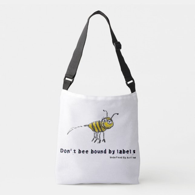 Bee Bound Tote Bag - Crossbody Bag Axelväska (Framsida)
