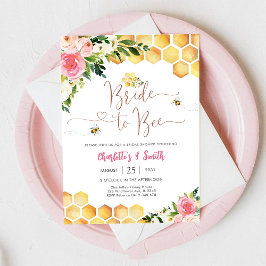 Bee Bridal Shower Invitation Inbjudningar
