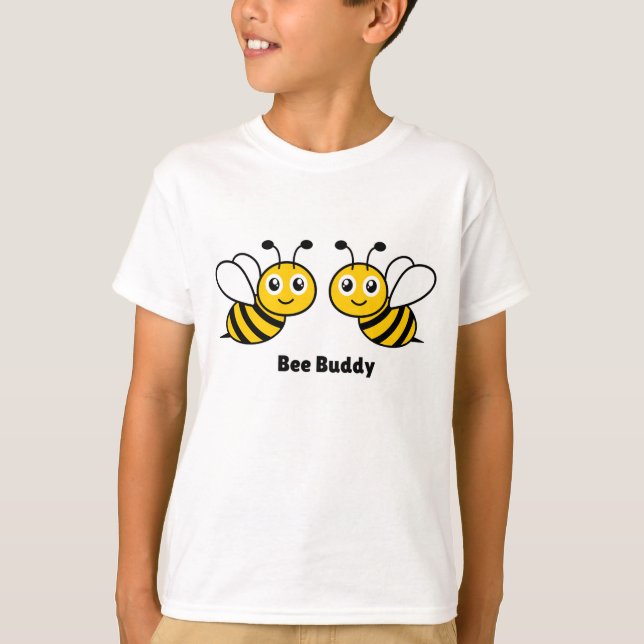 Bee Buddy T-Shirt Visa ditt BEE kärlek (Framsida)
