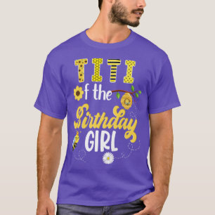 Bee Bumblebee Girl Birthday Hive Sweet 1st Party M T Shirt