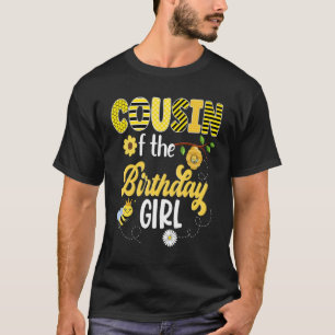 Bee Bumblebee Girl Birthday Hive Sweet 1st Party M T Shirt
