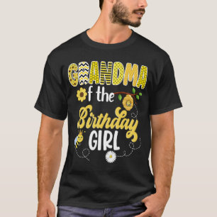 Bee Bumblebee Girl Birthday Hive Sweet 1st Party M T Shirt