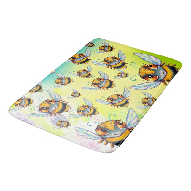 Bee Busy Bath Mat Badrumsmatta (Vinklad)