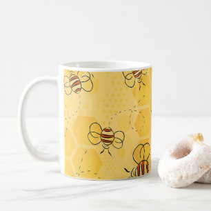 Bee Buzzing honey Bees Cute Kaffemugg