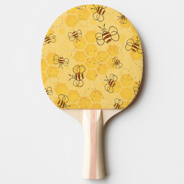 Bee Buzzing honey Bees Cute Pingisracket (Framsidan)