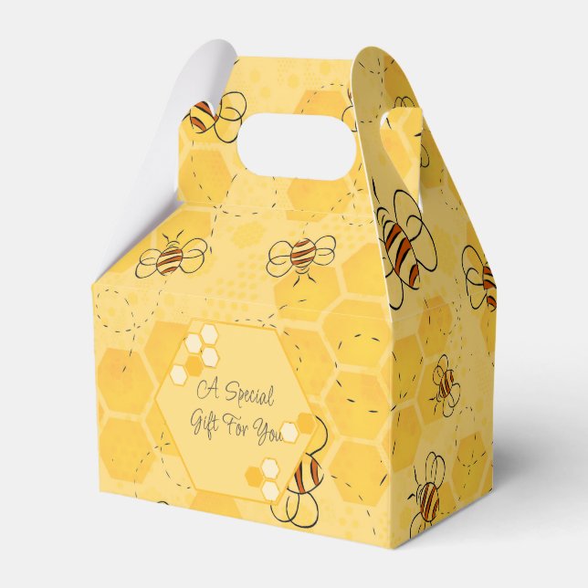 Bee Buzzing honey Bees Cute Presentaskar (Framsidan Sidan)