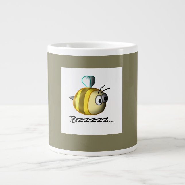 Bee Buzzing Jumbo Mugg (Framsidan)