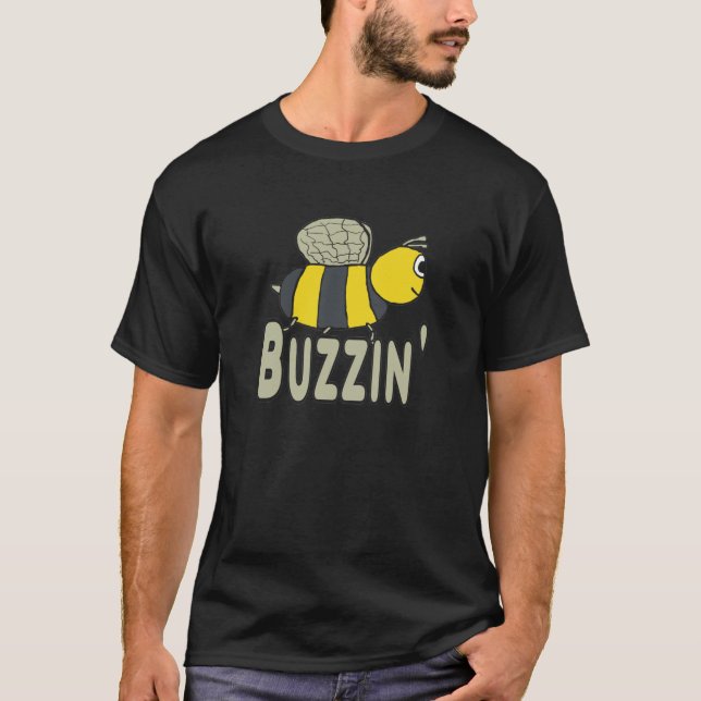 Bee Buzzing T Shirt (Framsida)