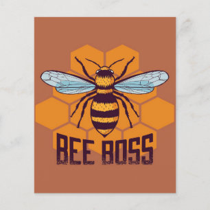 Bee Chef Bee Gifts, I Kärlek Bee, biodlingsgåvor Flygblad