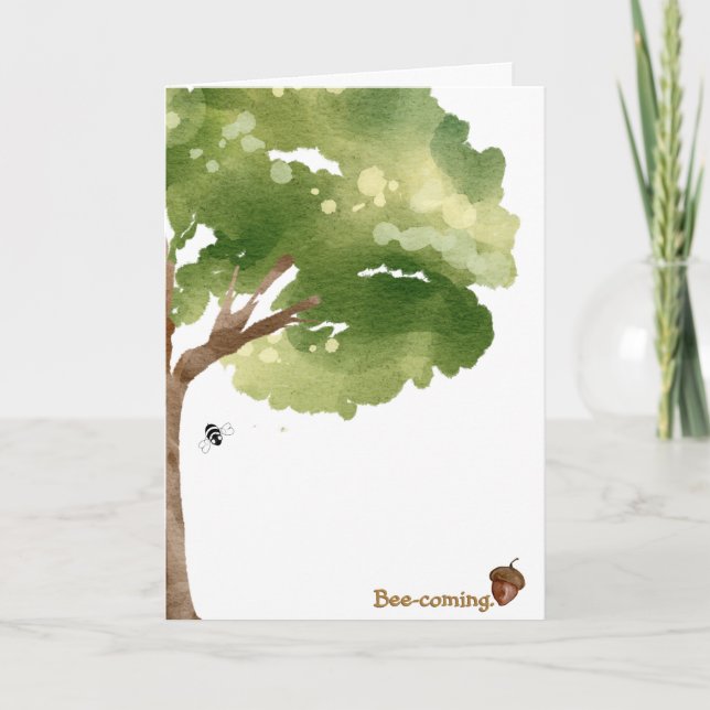 Bee-coming Card Kort (Framsida)