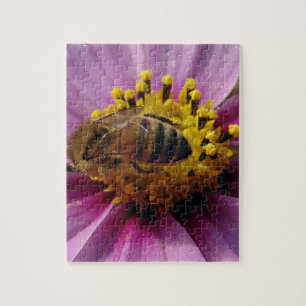 Bee Cosmo, Honungsbi och Cosmo Flower Pussel