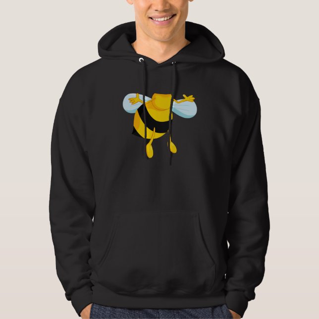 Bee Costume Matching Halloween Bee Hoodie (Framsida)
