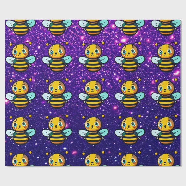 Bee Cute Charming Thmet Inspired Presentpapper (Platt)