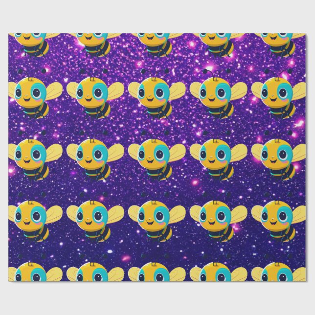 Bee Cute Charming Thmet Inspired Presentpapper (Platt)
