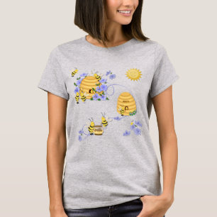Bee Dance Blommigt T Shirt