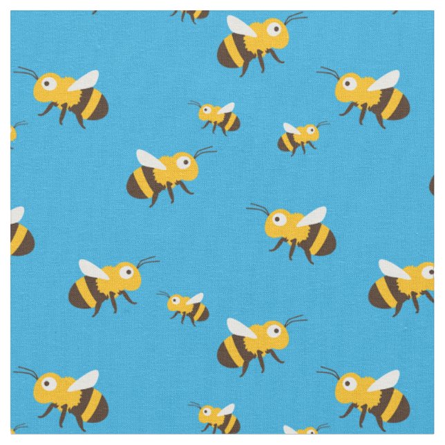 Bee Fabric Tyg (Närbild)