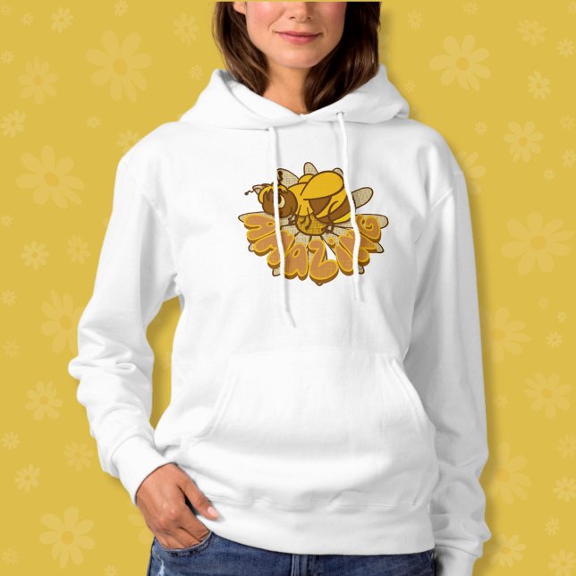 Bee Fantastisk - Cute Tecknad Humla & Daisy T Shirt (Skapare uppladdad)