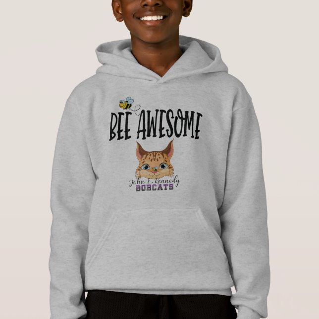 Bee Fantastisk Hoodie T Shirt (Framsida)