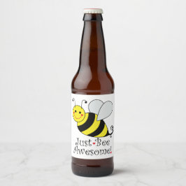 Bee Fantastisk Humla Ölflaska Etikett