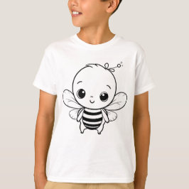 Bee färg själv t shirt