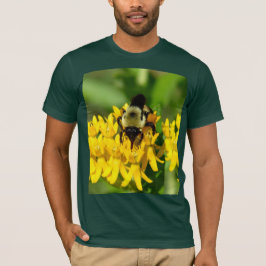 Bee Feasting on Butterfly Weed Wildflowers T Shirt