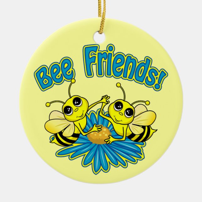 Bee Friends Julgransprydnad Keramik (Framsidan)