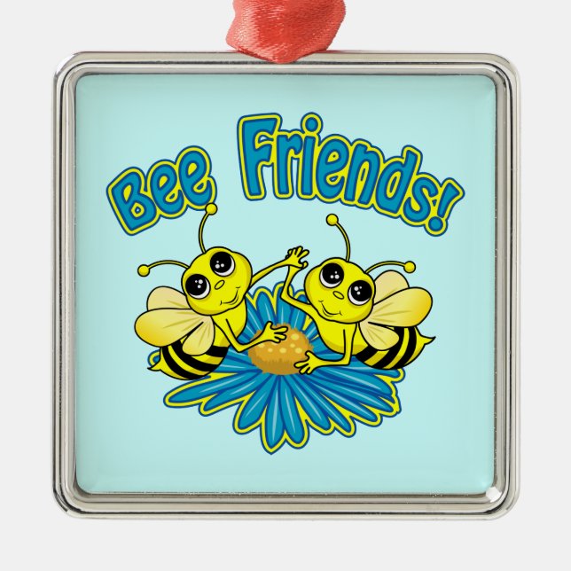 Bee Friends Julgransprydnad Metall (Framsidan)