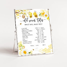 Bee Gamle Wives Tales Sign Poster