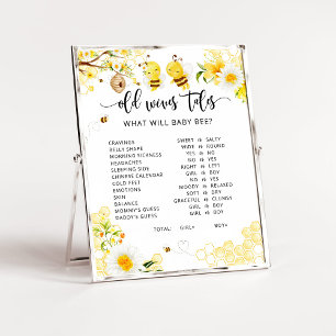 Bee Gamle Wives Tales Sign Poster