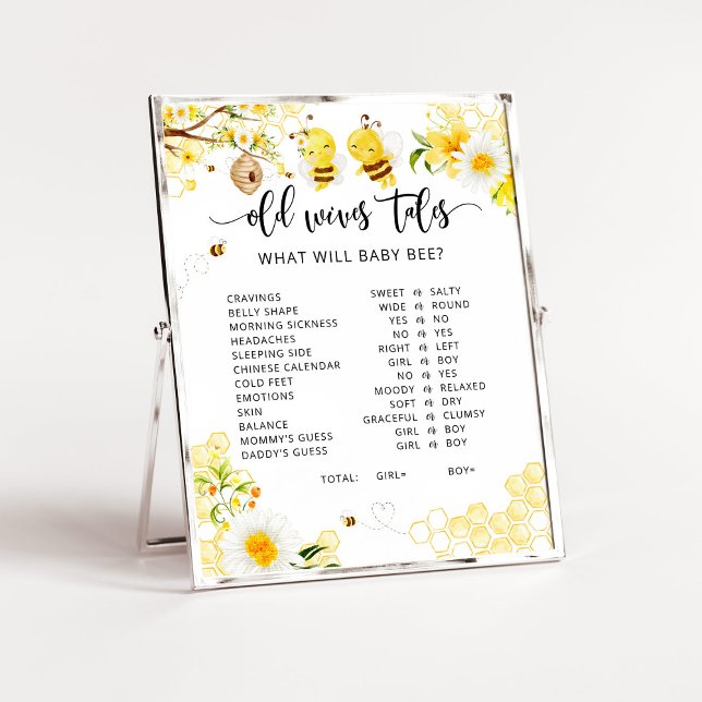 Bee Gamle Wives Tales Sign Poster (Skapare uppladdad)