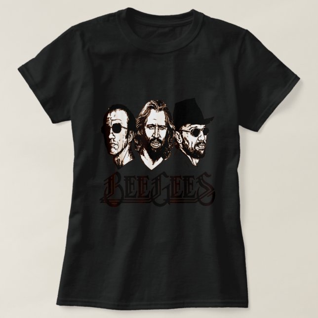 Bee Gees För manar och Women Fläkt-gåvor T Shirt (Design framsida)