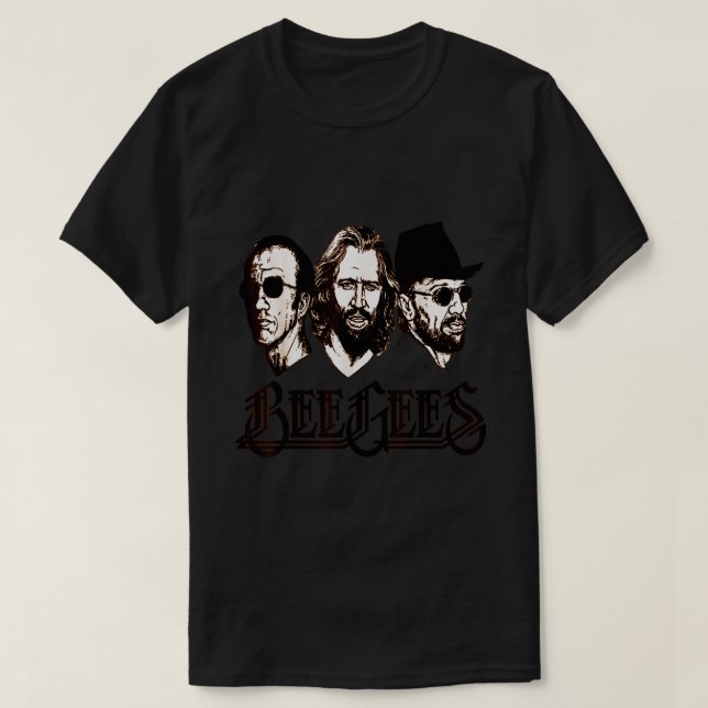 Bee Gees För manar och Women Fläkt-gåvor T Shirt (Design framsida)