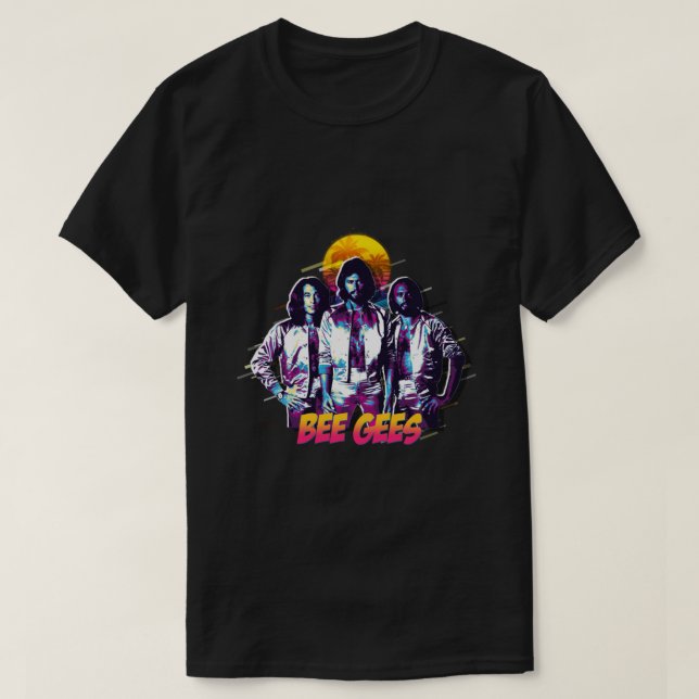 Bee Gees Pop Art Classic T-Shirt (Design framsida)