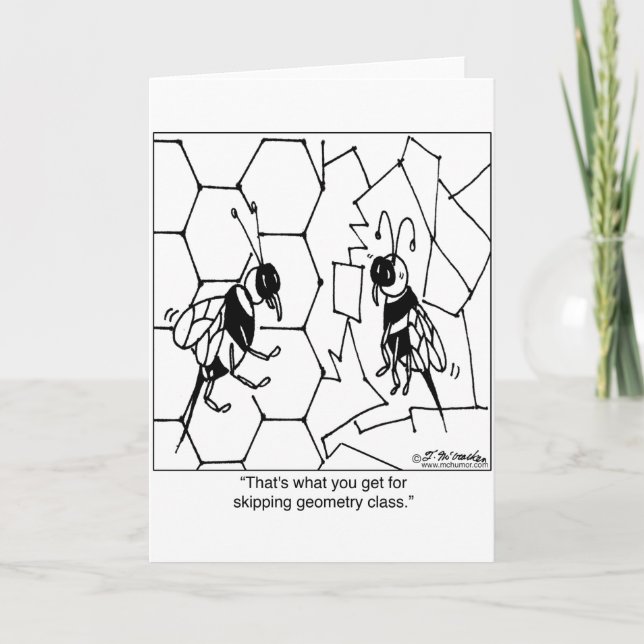 Bee Geometry Kort (Framsida)