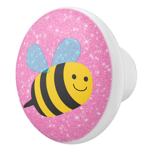 Bee Glitter Knopp (Höger)