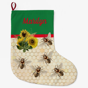 Bee God jul Solros Stor Julstrumpa