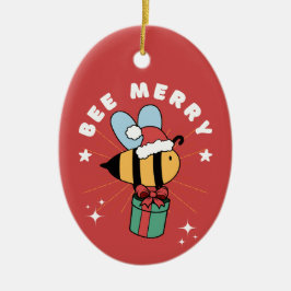 BEE GOD JUL TRÄD ORNAMENT