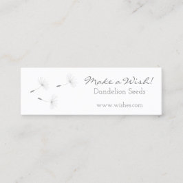 ♥ Bee *Gör en önskar* Blommor.. blommigt Mini Visitkort