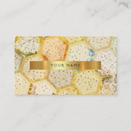 Bee Guld Honeycomb Beehive Vip Visitkort