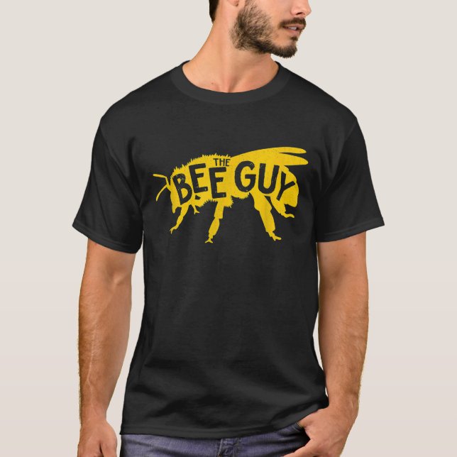 Bee Guy biodling Honungsbin för honungsbiodling T Shirt (Framsida)