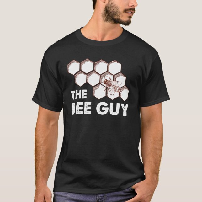 Bee Guy biodlingsbiodlare Honung Famer T Shirt (Framsida)