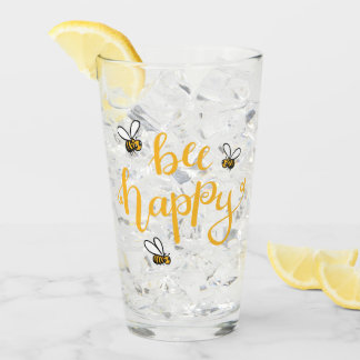 Bee happy glaskopp
