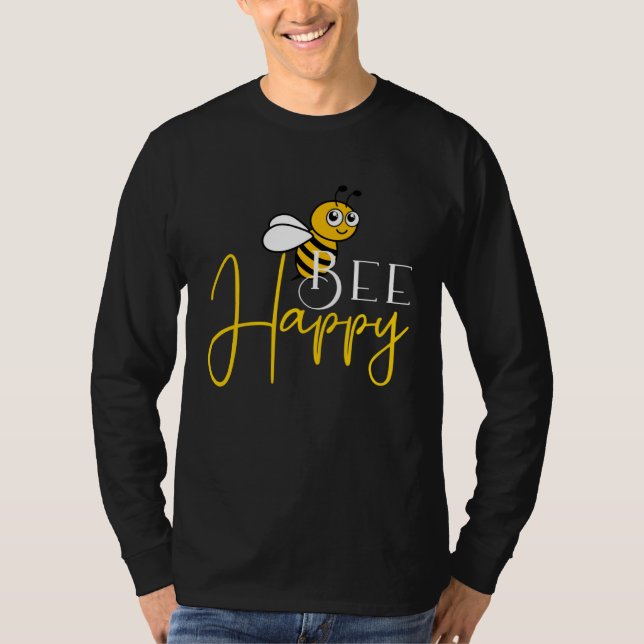 Bee Happy T Shirt (Framsida)
