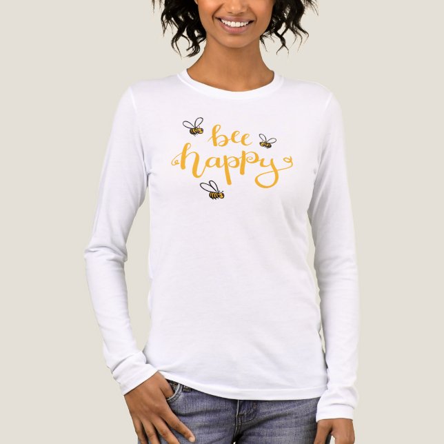 Bee happy t shirt (Framsida)