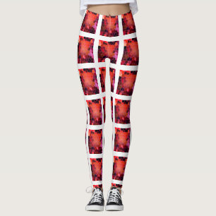 Bee Hive Mönster Leggings
