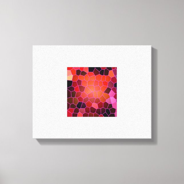 Bee Hive Red Canvastryck (Framsida)