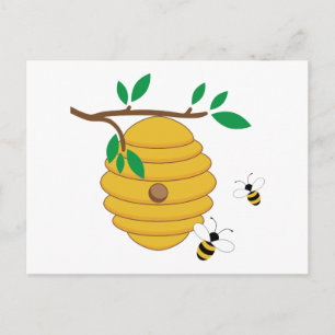 Bee Hive Vykort