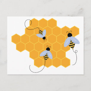 Bee Hive Vykort
